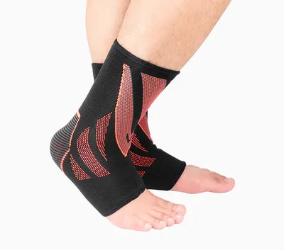 Knitted breathable pressure ankle sleeve