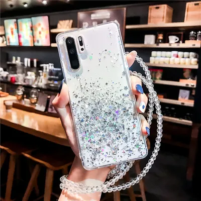 Starry sky silicone mobile phone case