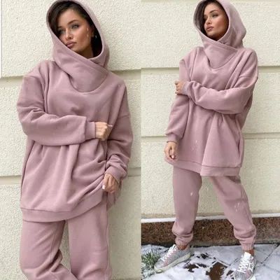 Women Fashion Casual Warm Sweater Suit