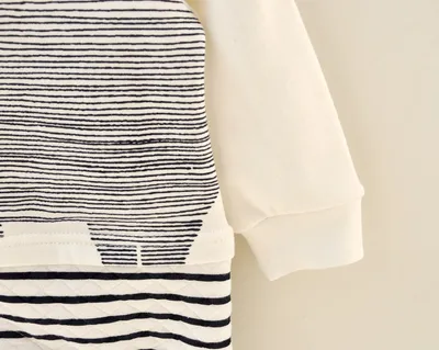One-piece suit and jacket, baby padded suit