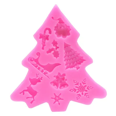 Christmas Tree DIY Silicone Fondant Baking Mold