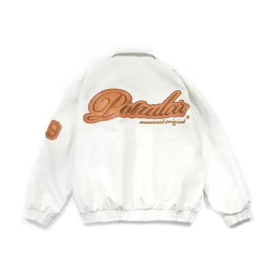 Men's Casual High Collar Embroidered Print Sports Jacket