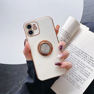 Electroplating Car Magnetic Mobile Phone Case