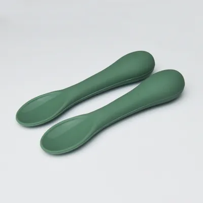 Children's  Training Auxiliary FoodShort Handle Spoon Set