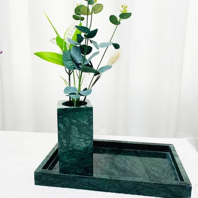 Model Room Bathroom Hydroponic Green Plant Vase
