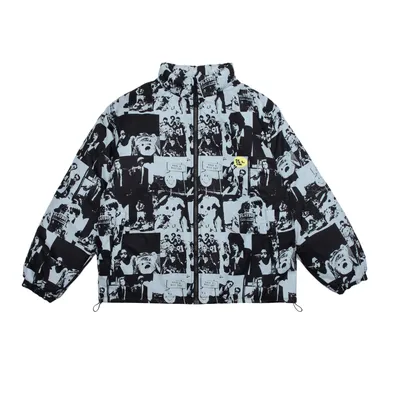 Retro Padded Coat Women's Tide Brand Bf Wind Couple Jacket