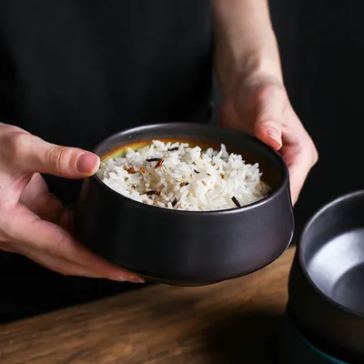 Japanese Special Ceramic  Black Single Bowl