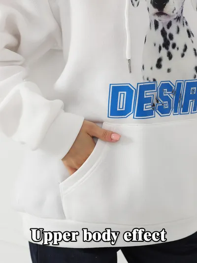 Women's Fashionable Casual Printed Long Sleeved Sweatshirt
