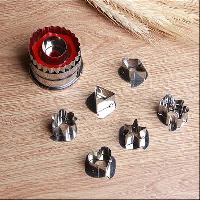 Stainless steel vegetable and fruit cutter