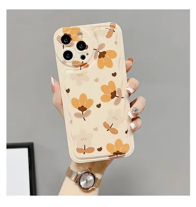 Autumn Leaves And Flowers With Bow Silk Scarf Phone Cases