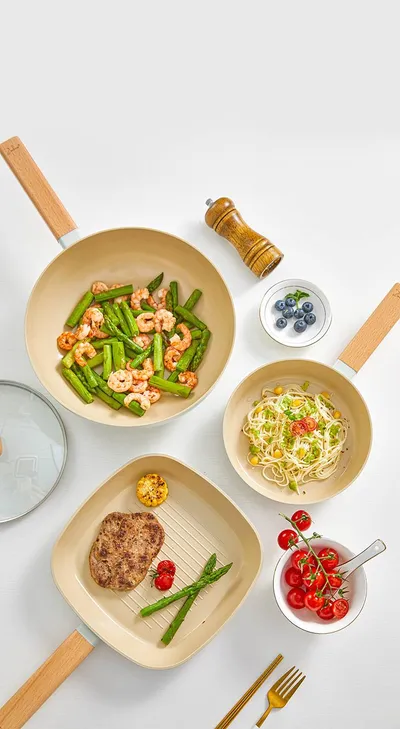 Ceramic Non-stick Pan For Gift Gas