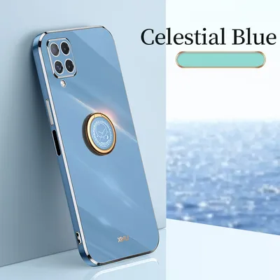 Electroplating Ring Bracket Shockproof Phone Case