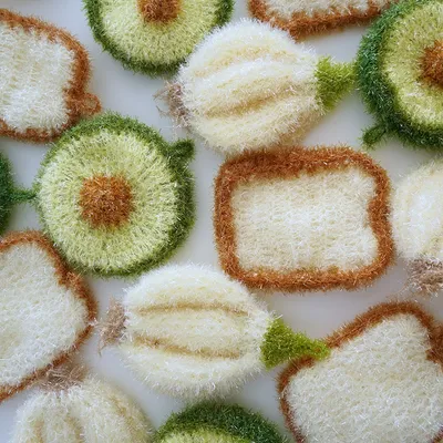Handmade Non-woven Toast Dishwashing Towel