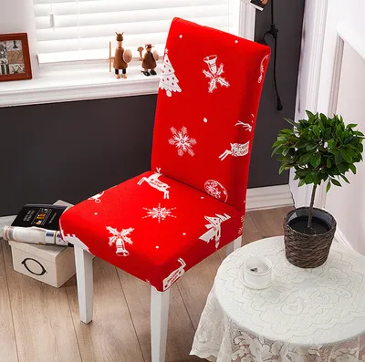 Chinese classical floral stretch chair cover