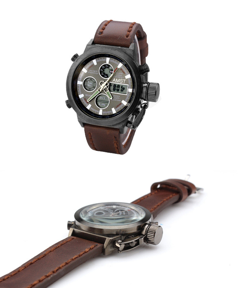 Outdoor watch sports led waterproof clock