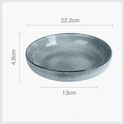 Japanese ceramic dish plate household light luxury