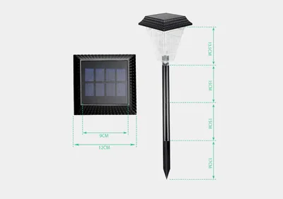 Solar garden light