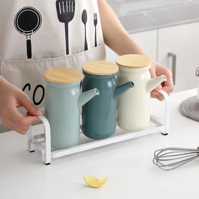 Creative Nordic Kitchen Seasoning Pot Household Ceramics