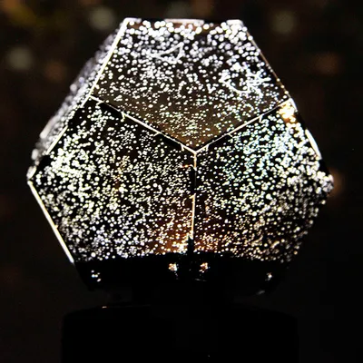 LED Starry Sky Projector Night Lights 3D Projection Night Lamp USB Charging Home Planetarium Kids Bedroom Decoration Room Lighting