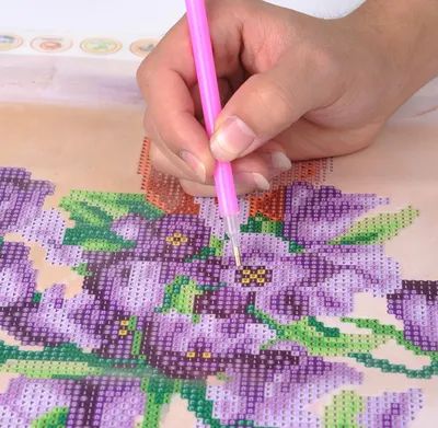 Full Rhinestone Persian Double Cat Sticker Rhinestone Cross Stitch Painting