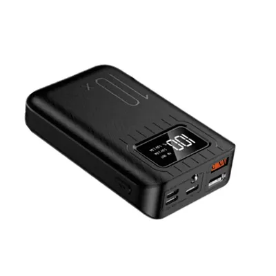 شاحن محمول سريع بسعة 9,000,000 مللي أمبير مع منفذي USB للهواتف المحمولة ومواد البناء