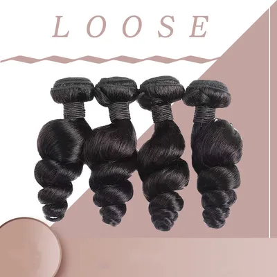 Women's Black Fashion Hair Weft