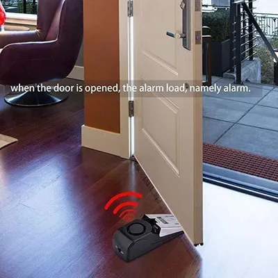 Door Stop Alarm Door Resistance Burglar Alarm Door Gap Alarm Door Stopper Alarm For Home Dormitory Safety