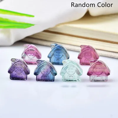 Natural Crystal Coloured Fluorite Craft DIY Ornaments