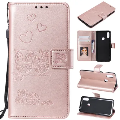 Owl embossed phone case