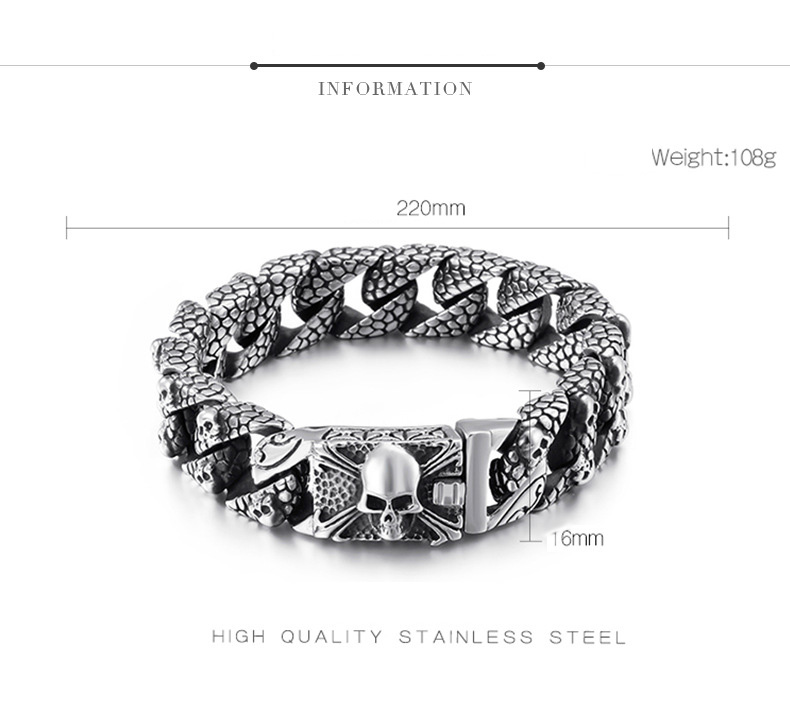Men Punk Fashion Jewelry