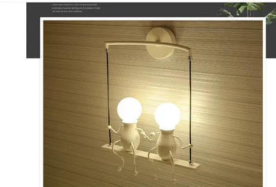 Bedroom creative bedside corridor aisle staircase villain lamp