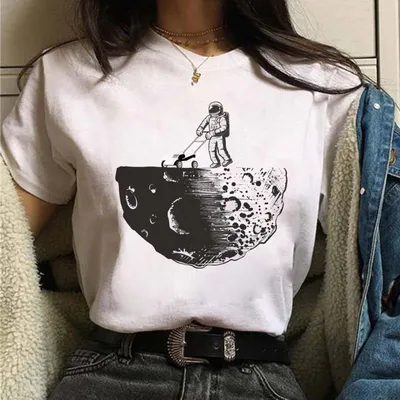 Creative Personality Printing Student Short Sleeve