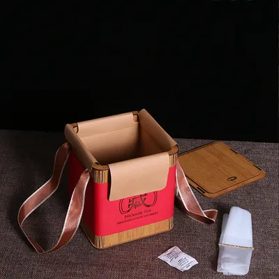 Packaging Bamboo High-end Creative Tea Storage Box