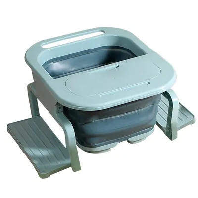 Home Portable Folding Foot Soaking Bucket With Massage