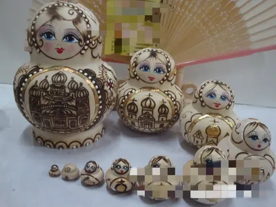 Supply Wholesale Seven Layer Ten Layer Doll Set Exquisite Russian Doll Set Crafts Home Decoration
