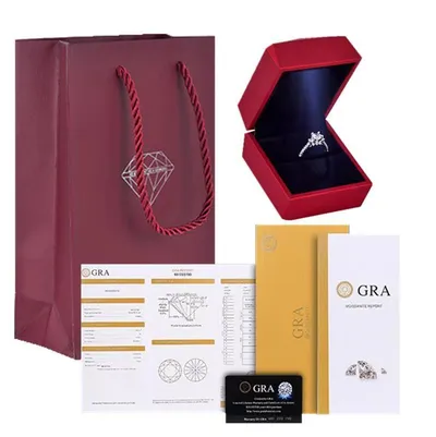 Creative LED Light Jewelry Proposal Ring Necklace Jewelry Box