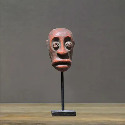 متجر الملابس الإسكندنافية Mask Decorative اليدوية الحرف المجوهرات الراتنج زخرفة