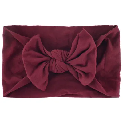 Super Stretchy Soft Knot Headbands With Hair Bows Head Wrap Hair Accessories For Newborn Baby Girls Infant Toddlers Kids