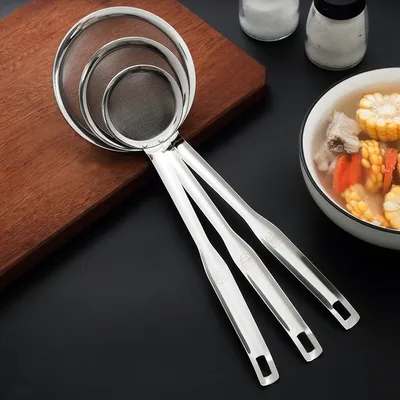 Stainless Steel Colander Strainer Sieve Home Kitchen Noodle