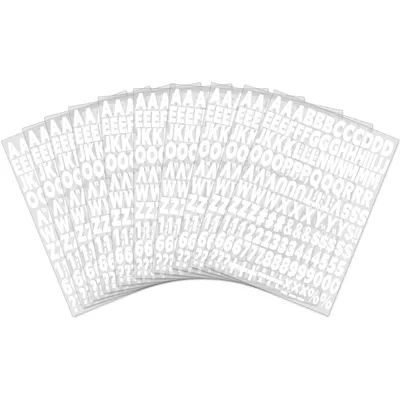 1680pcs Iron On Heat Transfer Letters And Numbers Alphabets Fabric Vinyl Letter DIY For Sport Jerseys T Shirts Clothes Slogan Printing Crafts Decoration