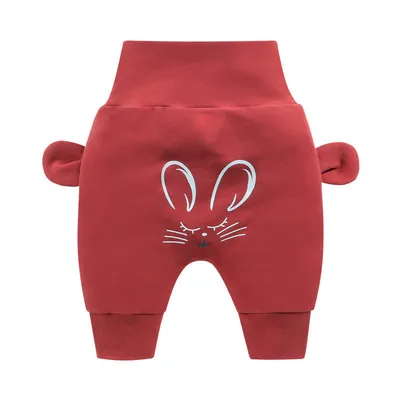 Big pp baby high waist belly protection pants