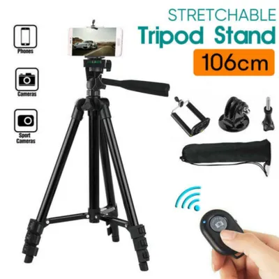 Professional Camera Tripod Stand Mount P Hone Holder For I Phone DSLR Travel AU