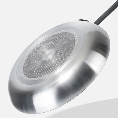 High Quality Household Flat Bottomed Aluminum Alloy Frying Pan