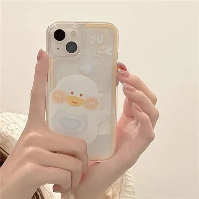 غلاف هاتف شفاف 11 لطيف