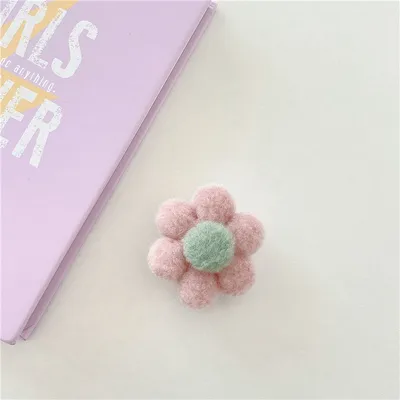 Plush Ring Mobile Phone Folding Stand