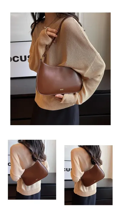 Red Underarm Shoulder Bags For Women New Texture Leather Crossbody Bag Luxury Designer Wedding