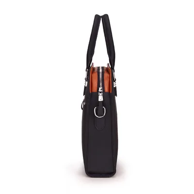 Leather business men's handbag