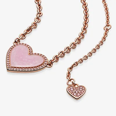 Diamond Love Ring Necklace Set Women
