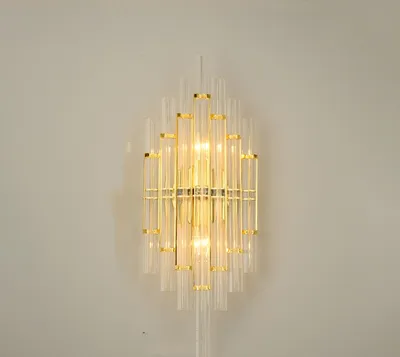 Modern Living Room Light Luxury Crystal Creative Wall Lamp