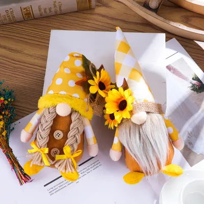 Sunflower Decoration Doll Ornaments Props Supplies